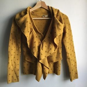 ✨Anthropologie Moth Ruffle Sweater✨